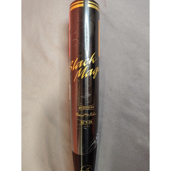 Easton Black Magic Baseball Bat 2 5/8" Barrel -5 31" Black Gold 31/26 New - Picture 3 of 8